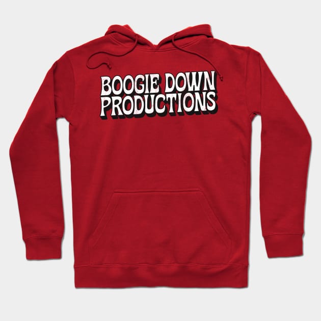 Boogie Down Productions // Retro Hip Hop Typography Design Hoodie by DankFutura